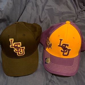 2 LSU hats